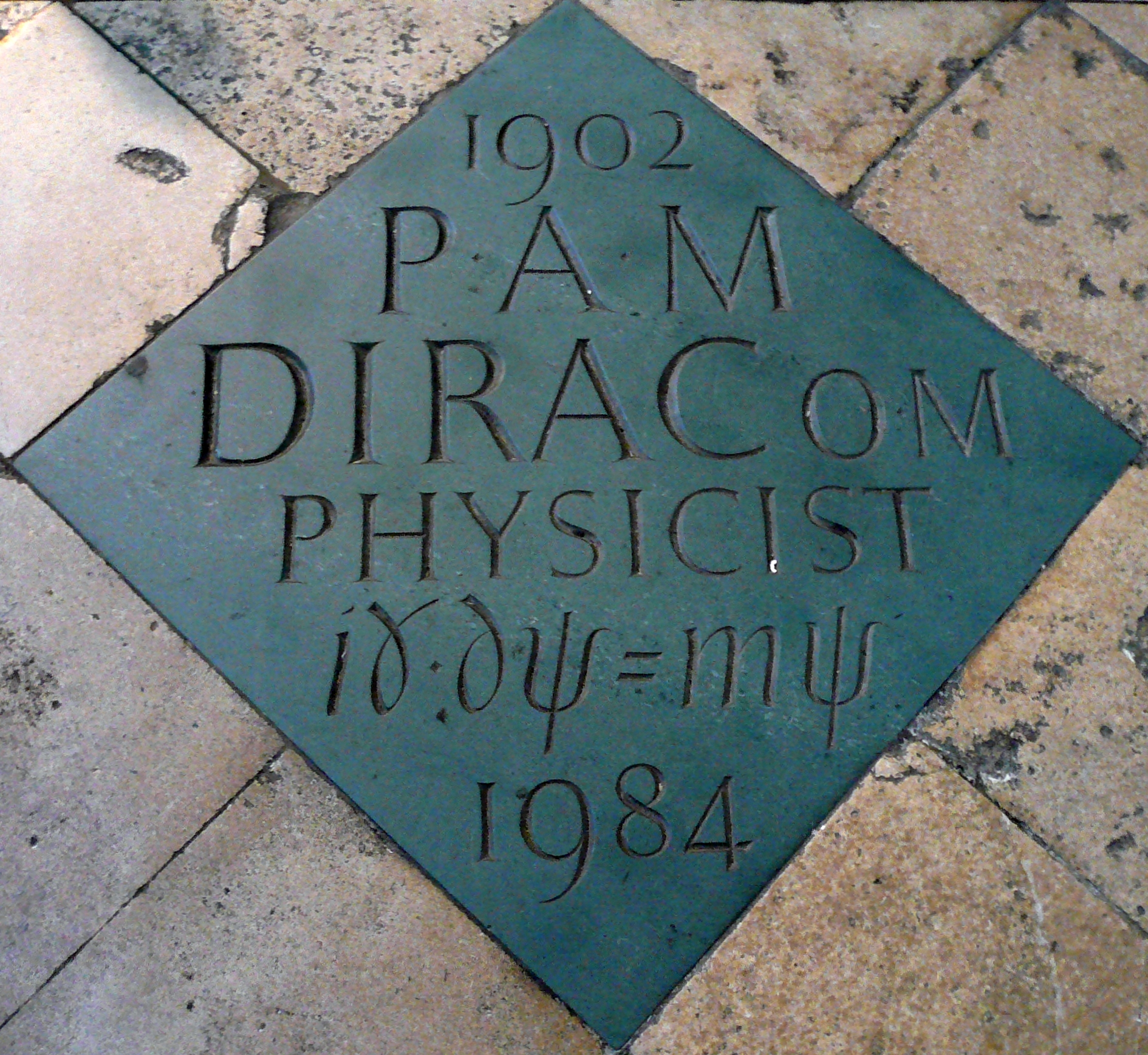 dirac memorial